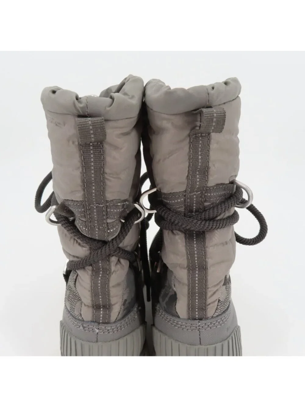 Sorel Women 8.5 Kinetic Lace up Boot Quarry Gray NL3101-052 Winter Waterproof